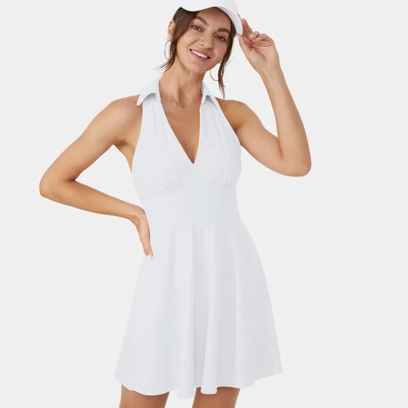 HALARA Dresses & Skirts - Halara Golf Tee Pocket Cloudful Air Collared Racerback 2-Piece Cool Touch Dress